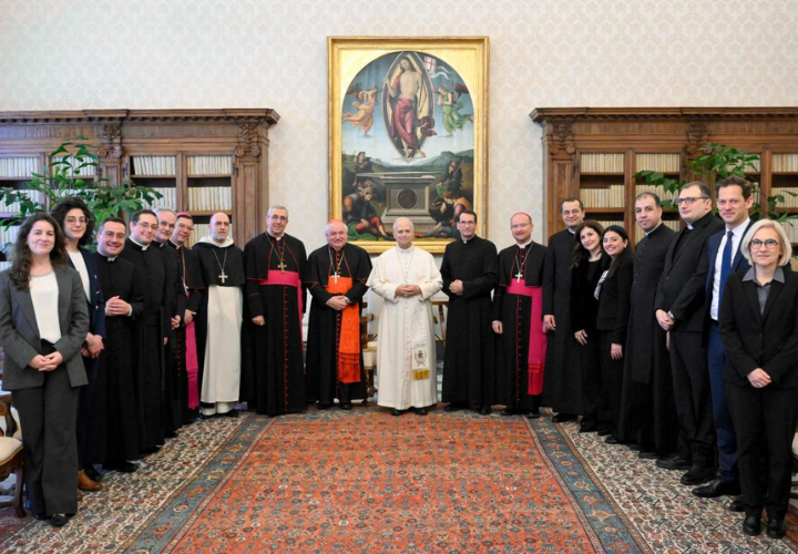 El Papa León XIV recibe a los organizadores del MED 26